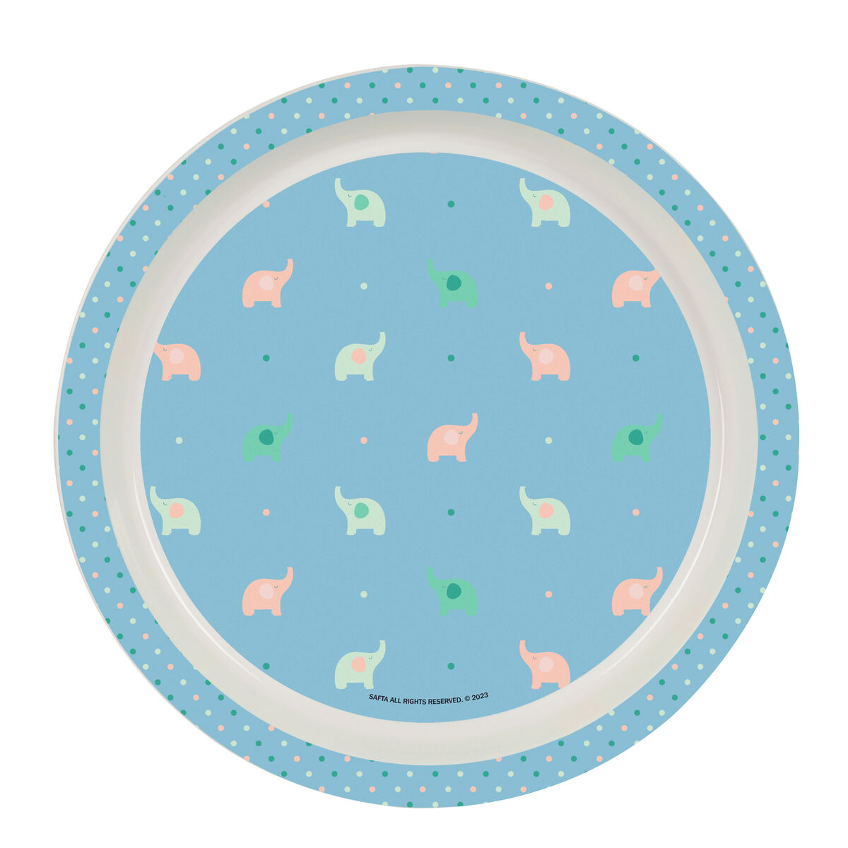 Conjunto de Louça Infantil Safta Elefantes (4 Peças)